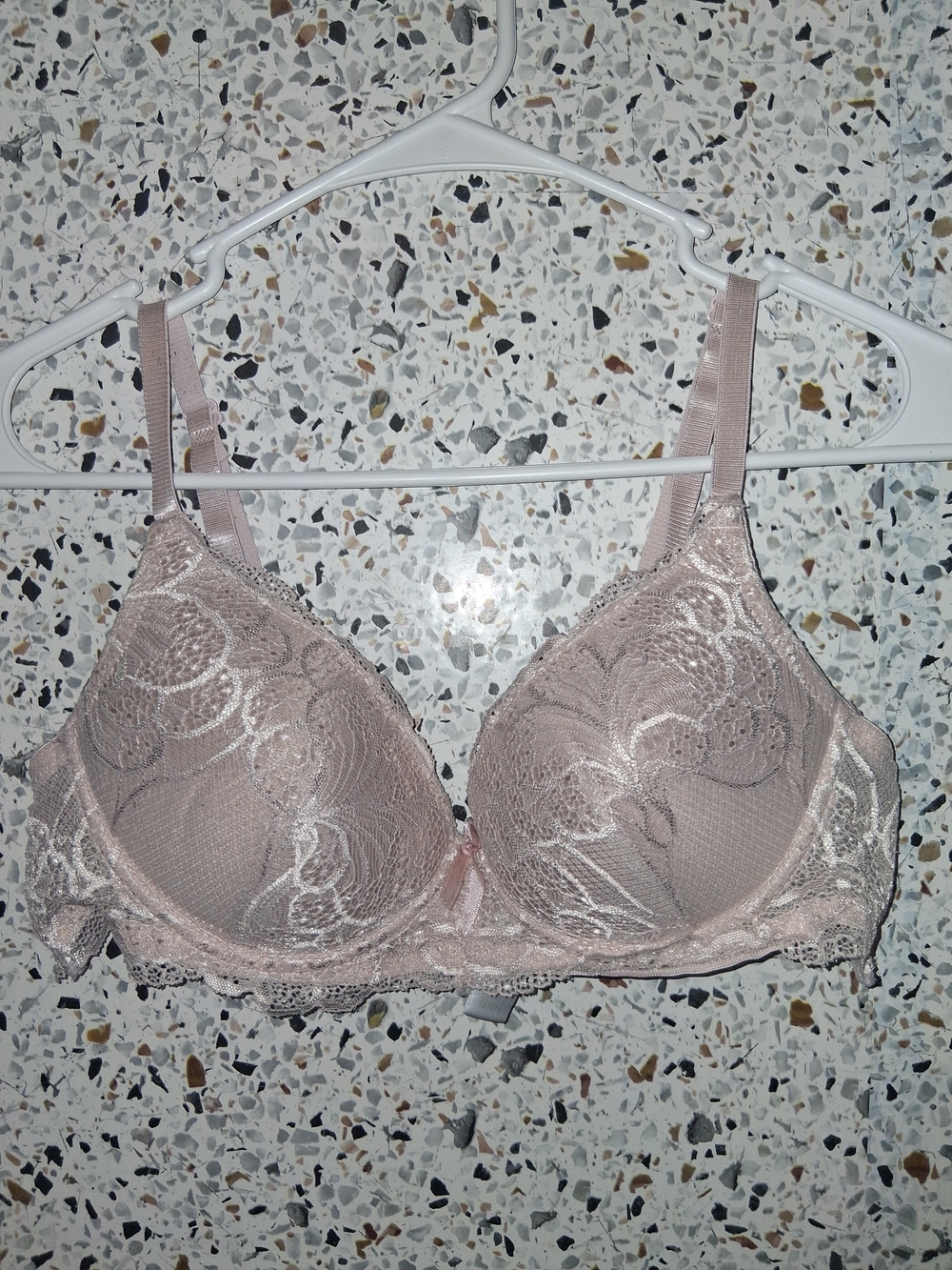 Bluxe Lace Wireless Bra in Blush